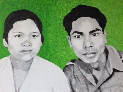 Echtpaar Rasmus en Johanna Papilaja-Limbong