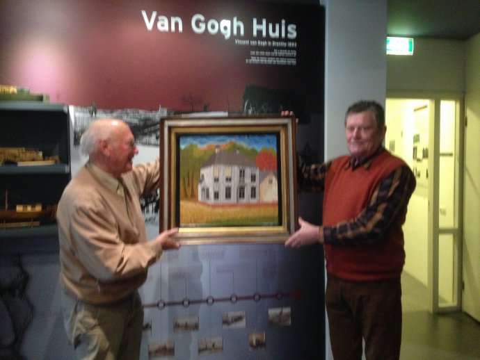 Van Gogh huis, overhandiging aan voorzitter