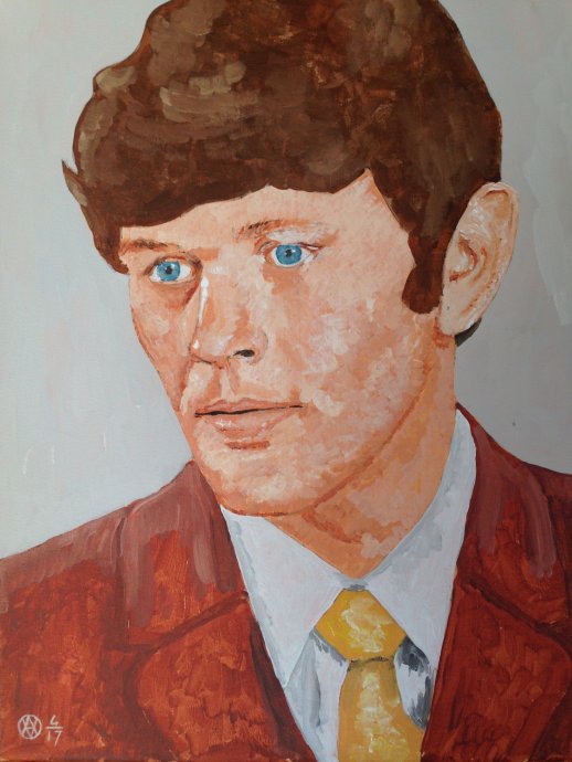 Zelfportret Aad Vrijhof