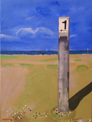 Paal 1, IJmuiderstrand